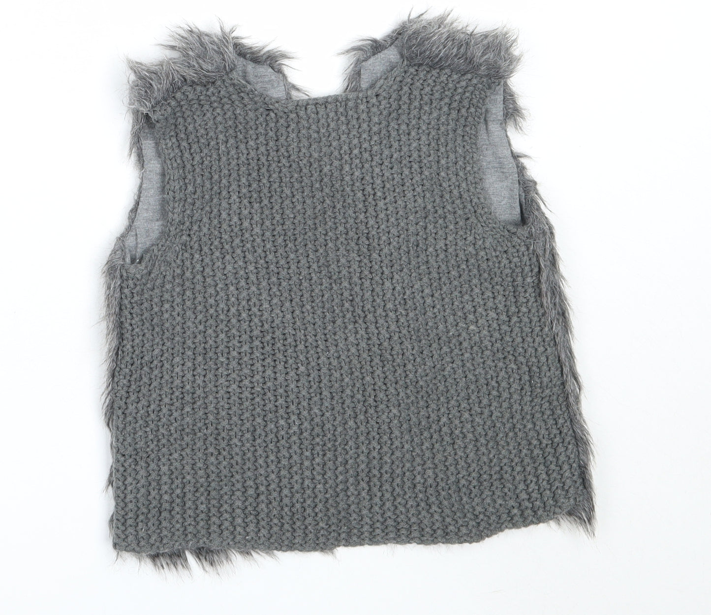 Primark Girls Grey   Gilet Coat Size 3-4 Years