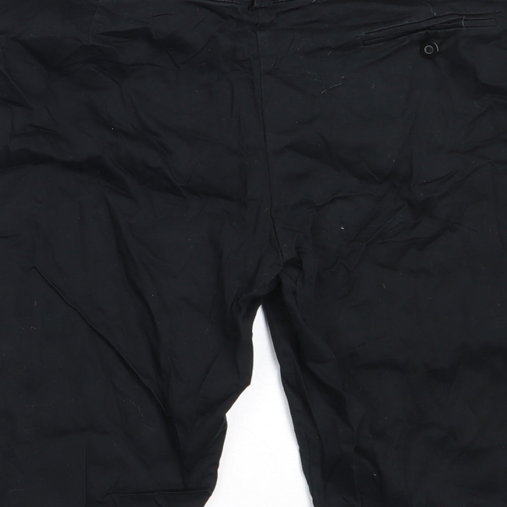 F&F Womens Black  Cotton Bermuda Shorts Size 20  Regular