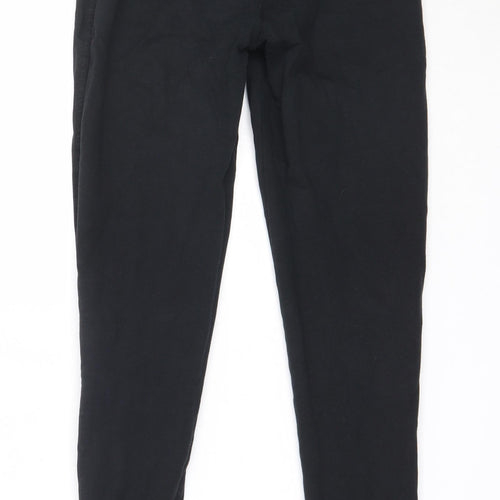 Primark Girls Black  Cotton Sweatpants Trousers Size 11-12 Years  Regular