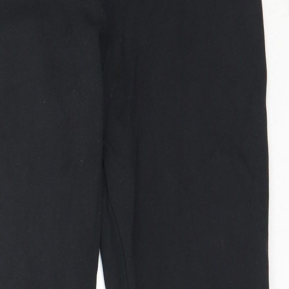 Primark Girls Black  Cotton Sweatpants Trousers Size 11-12 Years  Regular