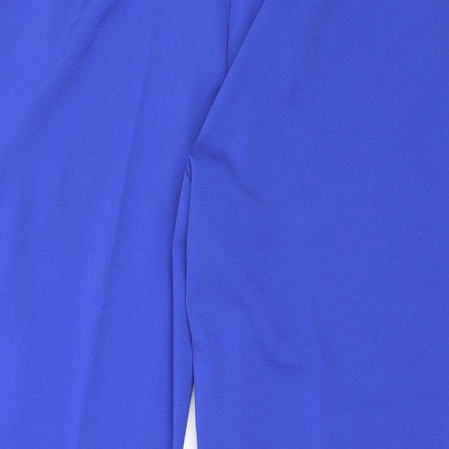 Marks and Spencer Womens Blue  Polyester Trousers  Size 18 L25.5 in Regular