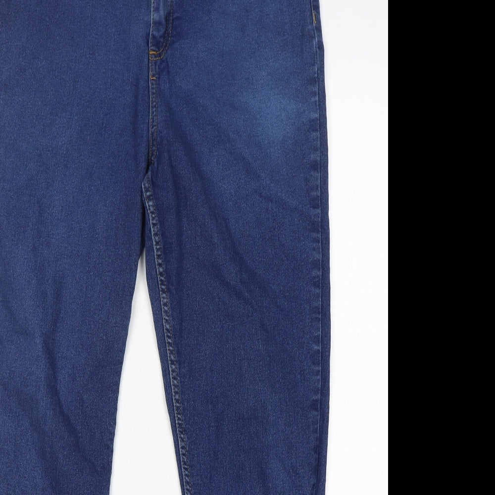 New Look Womens Blue  Cotton Skinny Jeans Size 16 L29 in Regular