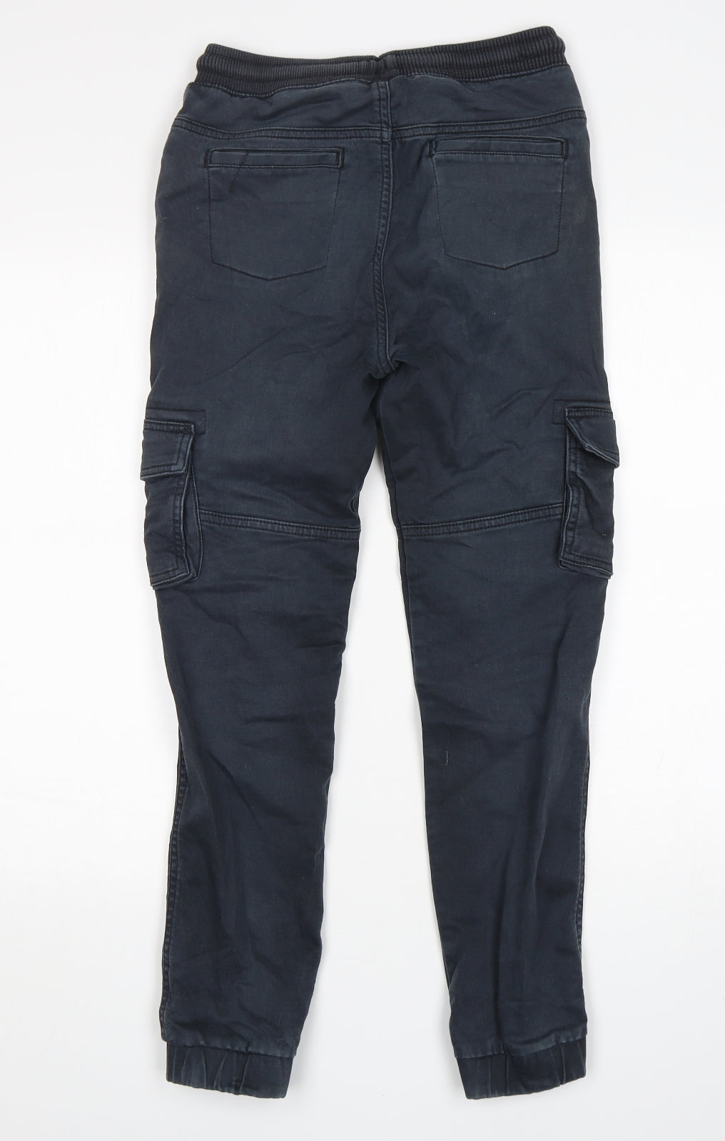 TU Boys Grey  Cotton Cargo Trousers Size 12 Years  Regular