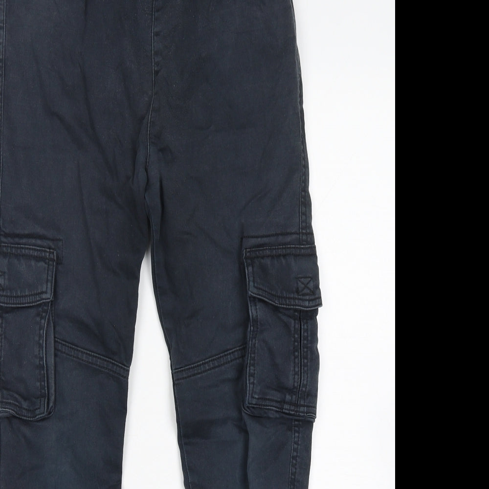 TU Boys Grey  Cotton Cargo Trousers Size 12 Years  Regular
