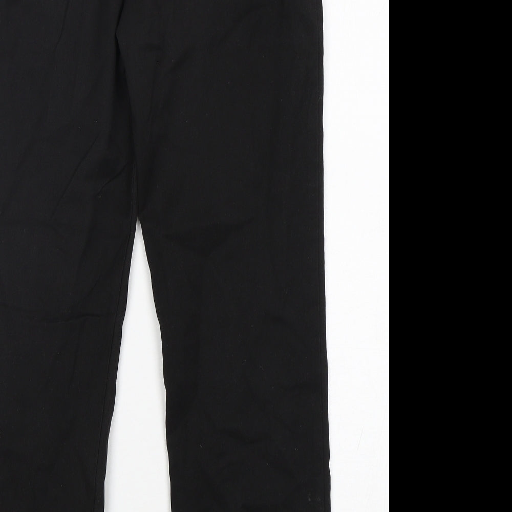 Matalan Boys Black  Polyester Dress Pants Trousers Size 13 Years  Regular  - School Wear