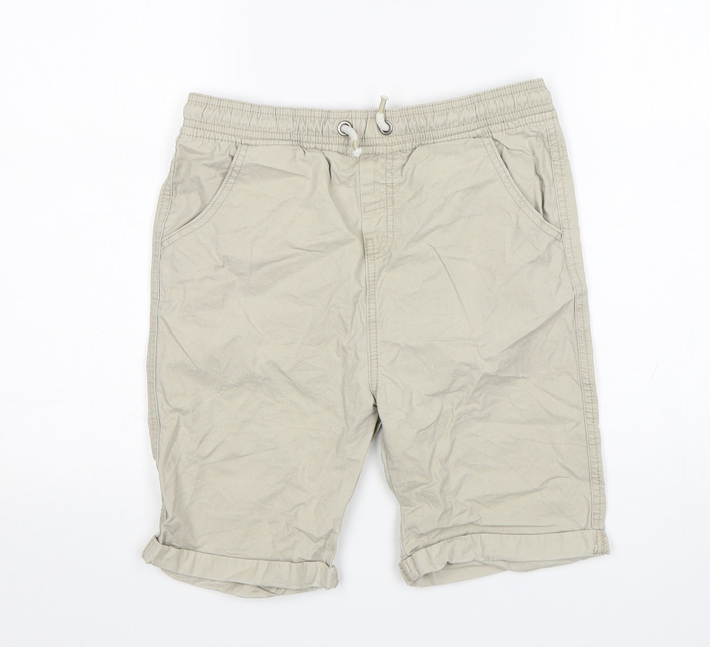 TU Boys Beige  Cotton Chino Shorts Size 12 Years  Regular