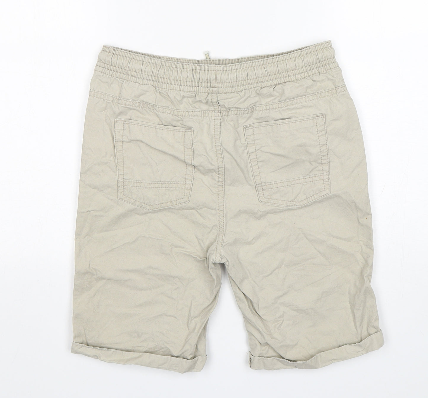 TU Boys Beige  Cotton Chino Shorts Size 12 Years  Regular
