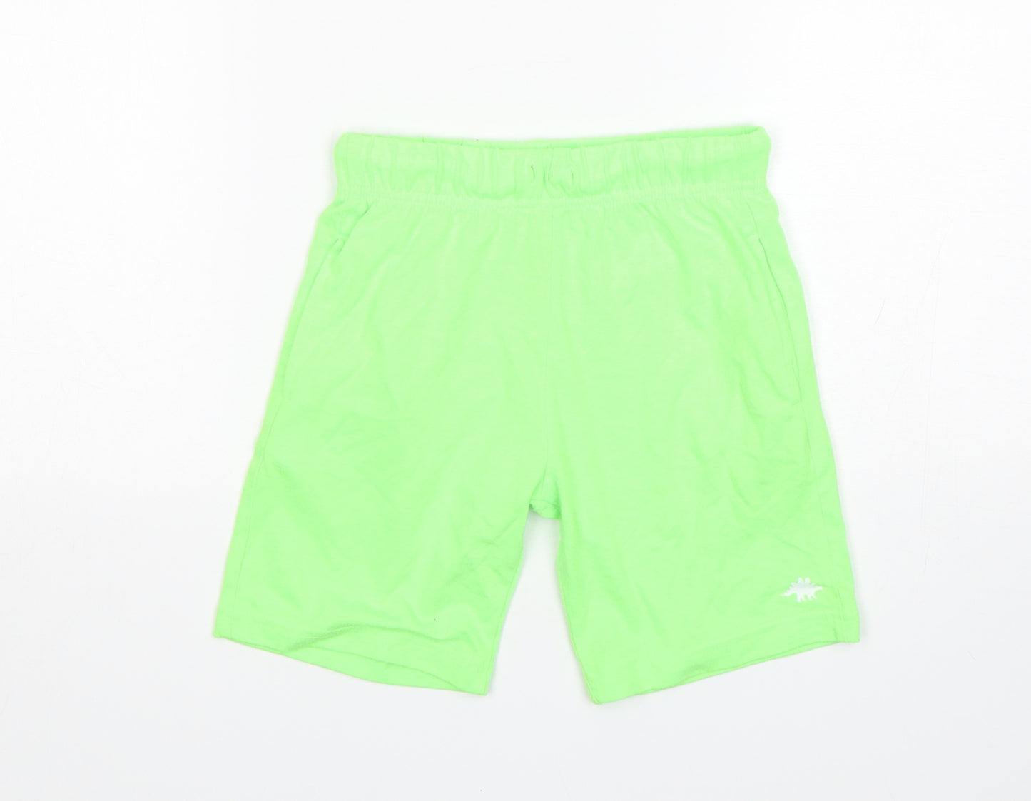 F&F Boys Green  Cotton Sweat Shorts Size 5-6 Years  Regular