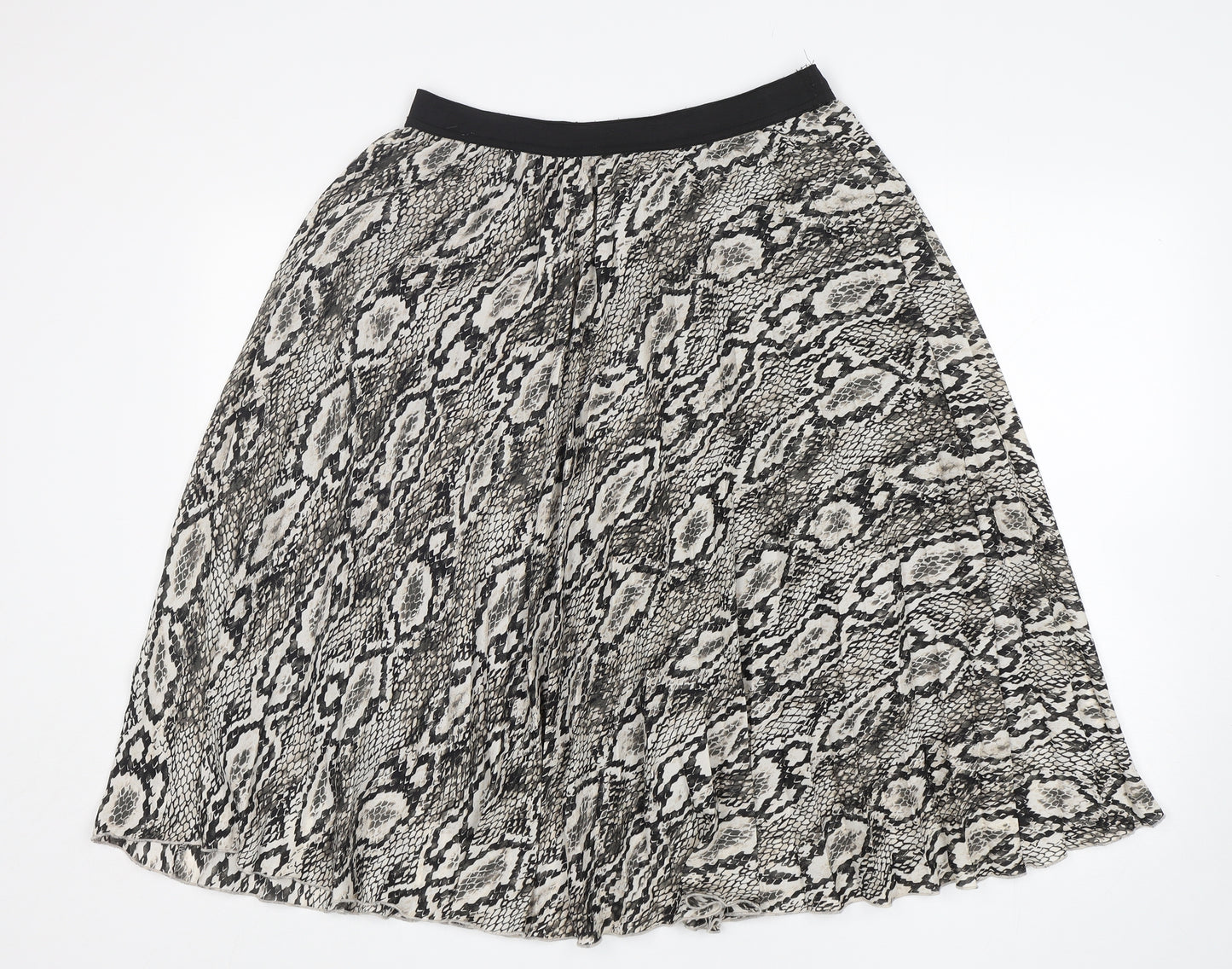 Papaya Womens Multicoloured Animal Print Polyester A-Line Skirt Size 12