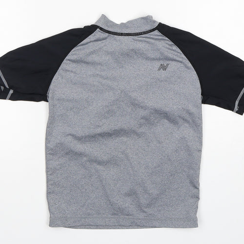 NEXT Boys Multicoloured  Polyester Basic T-Shirt Size 6 Years Mock Neck