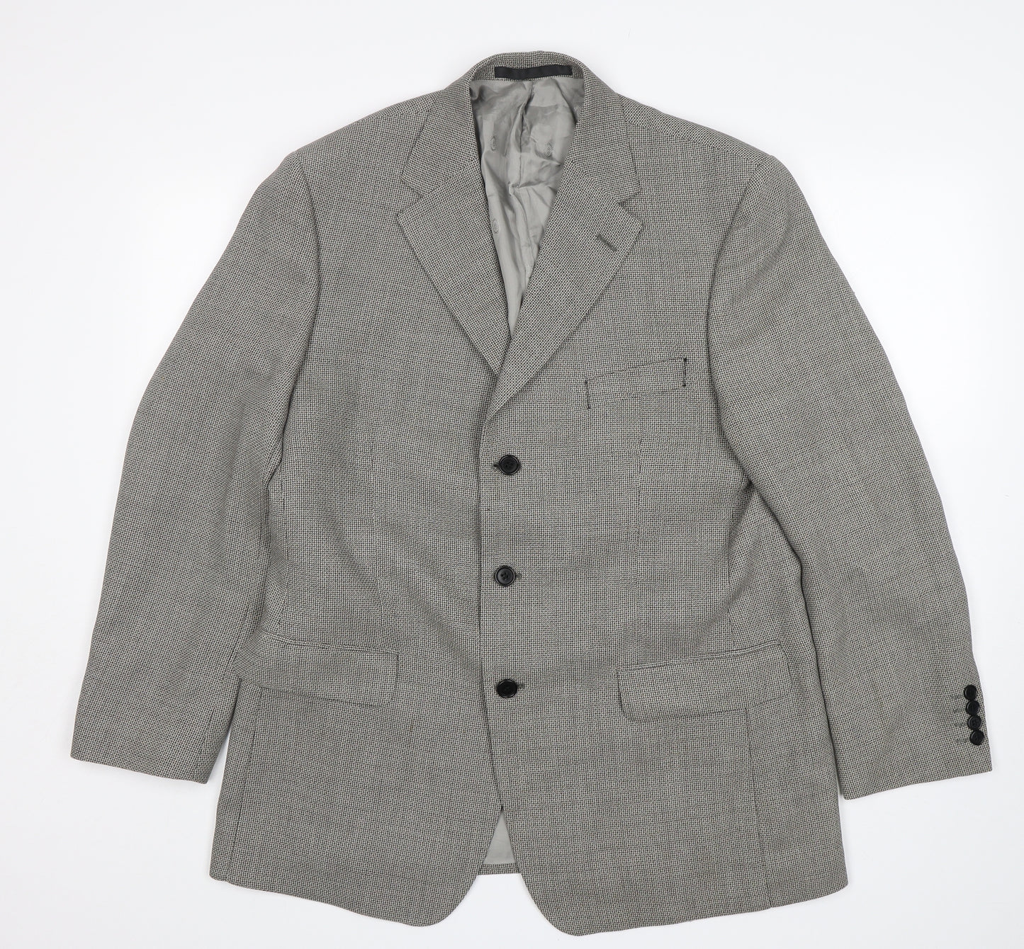 M&S Mens Multicoloured  Wool Jacket Suit Jacket