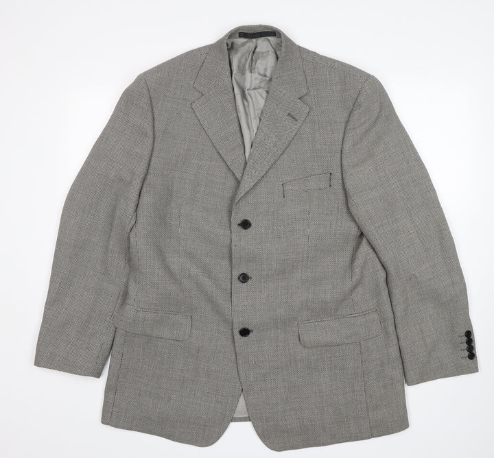 M&S Mens Multicoloured  Wool Jacket Suit Jacket