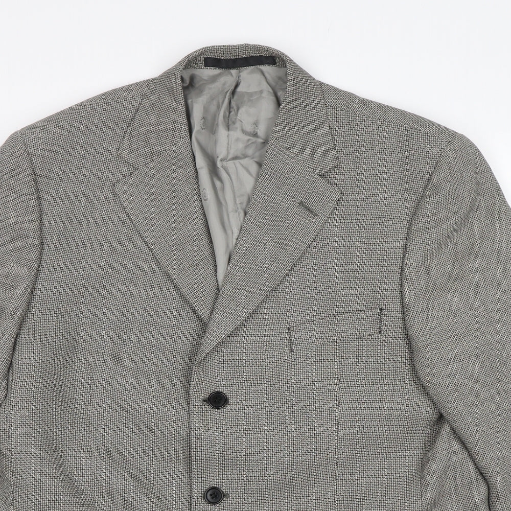 M&S Mens Multicoloured  Wool Jacket Suit Jacket