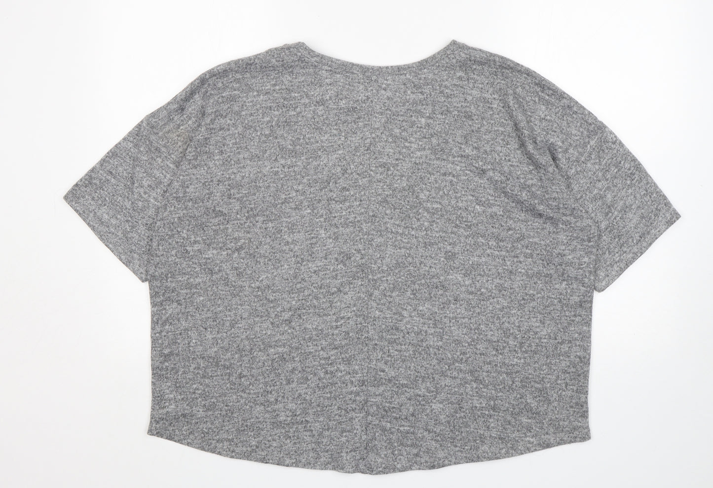 Primark Womens Grey Round Neck   Pullover Jumper Size M