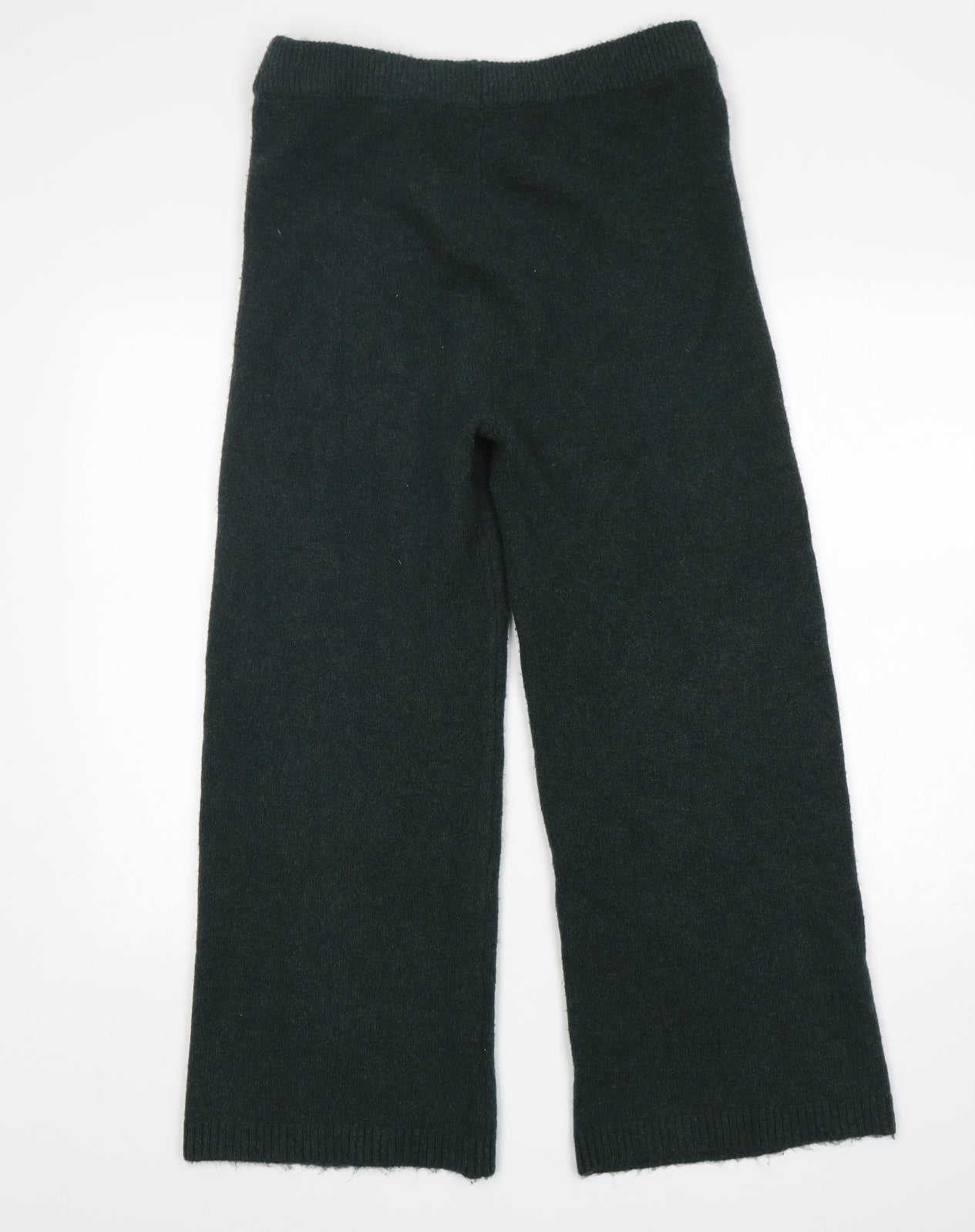 Zara Womens Green  Polyester Sweatpants Trousers Size S L27 in Regular