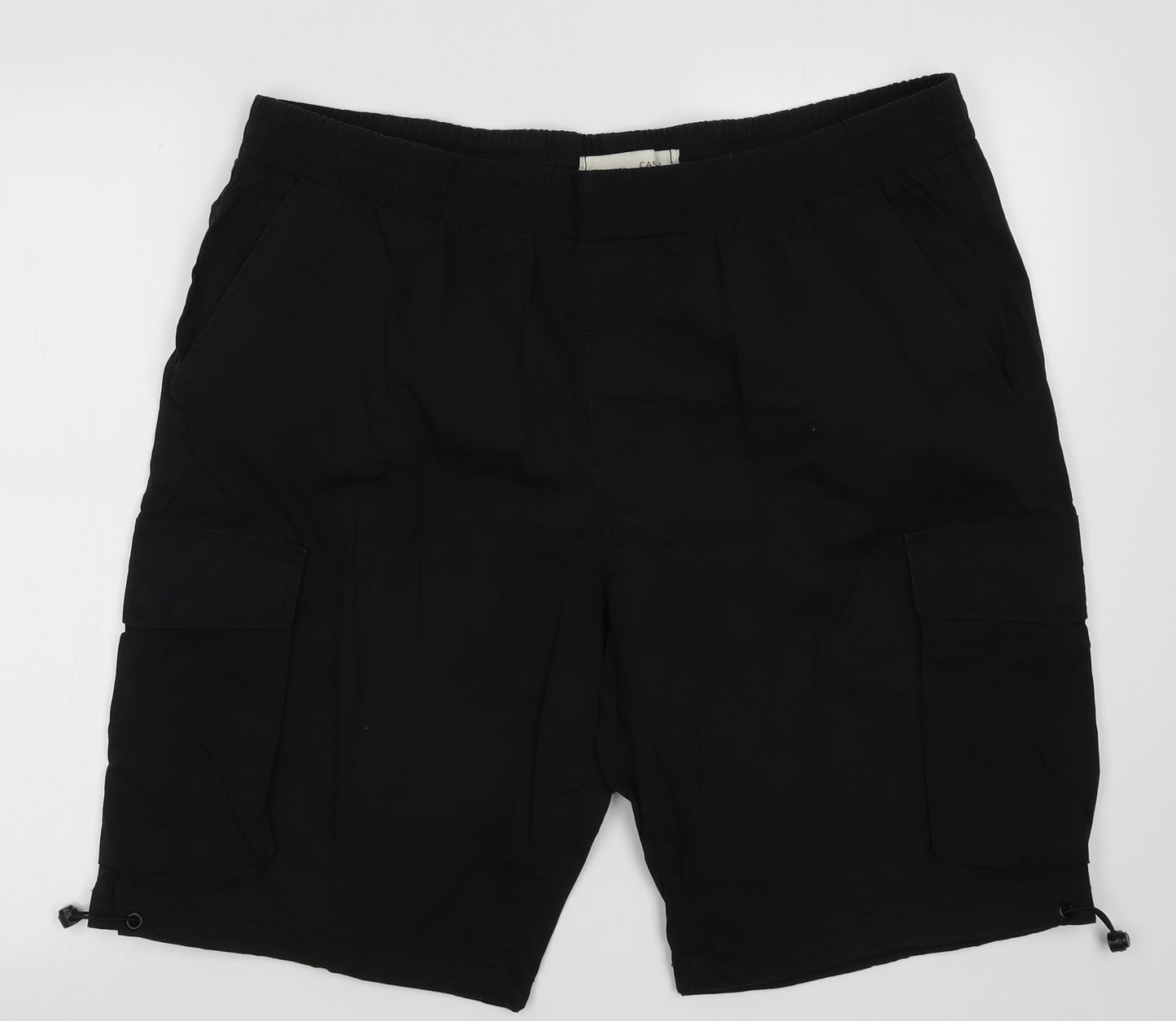 George Mens Black  Coir Cargo Shorts Size XL L12 in Regular Button