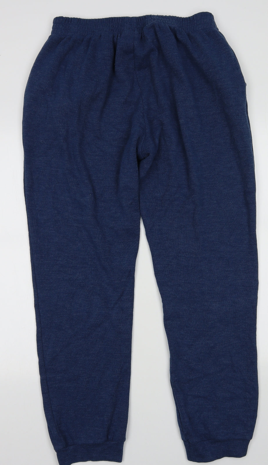 Lee Cooper Mens Blue  Cotton Jogger Trousers Size 2XL L32 in Regular Tie