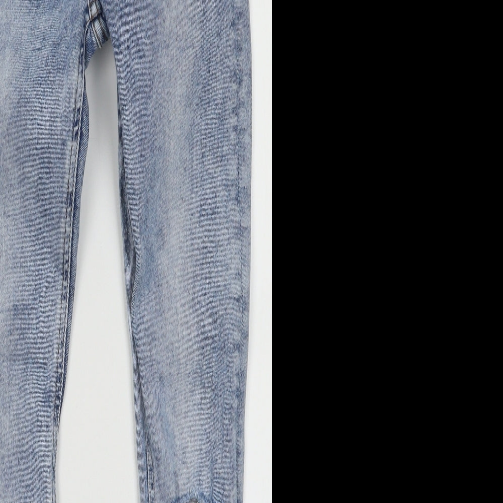 Primark Womens Blue  Coir Skinny Jeans Size 8 L28 in Regular Button
