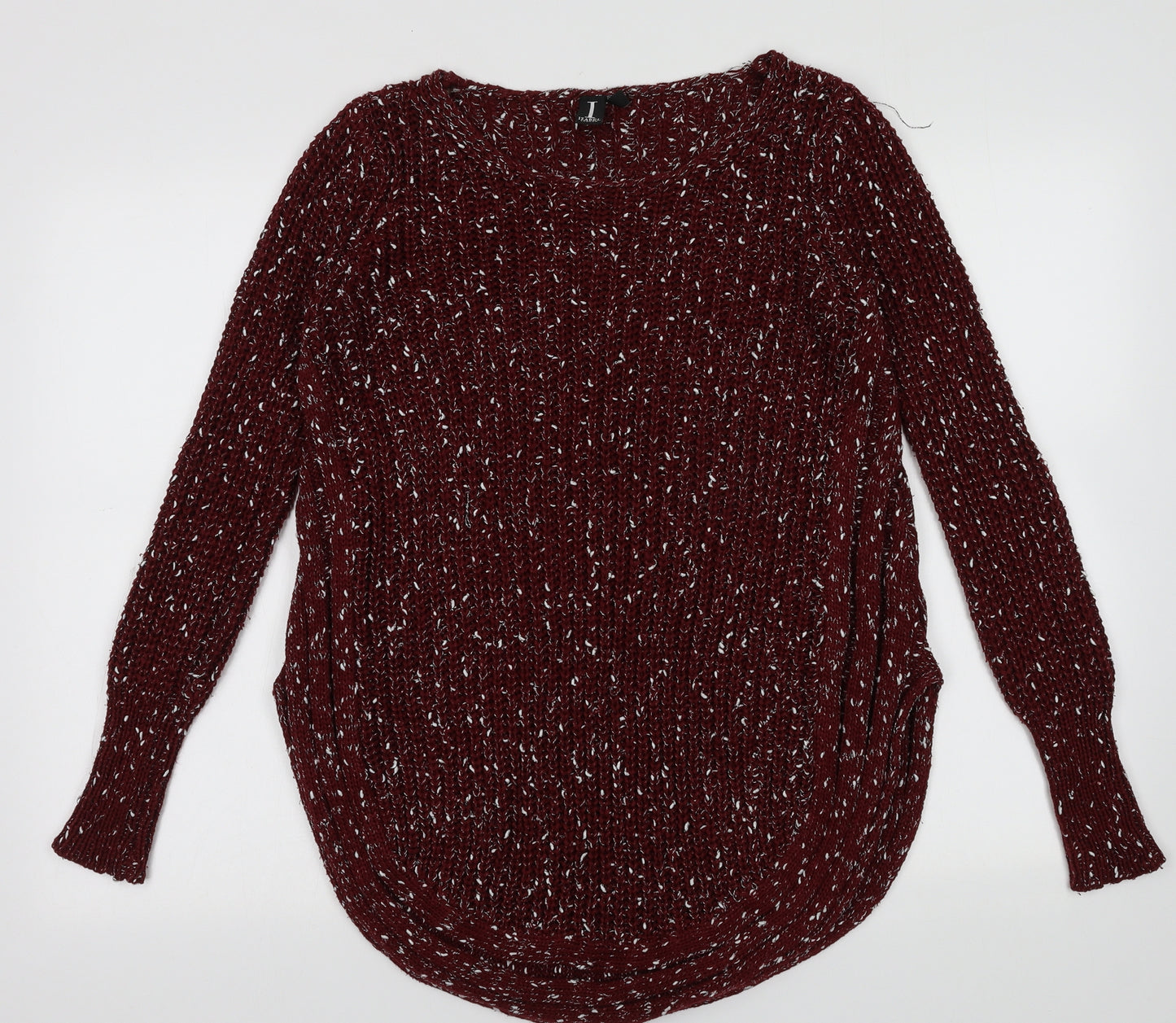 Isabell London Womens Red  Acrylic Pullover Sweatshirt Size 8  Pullover