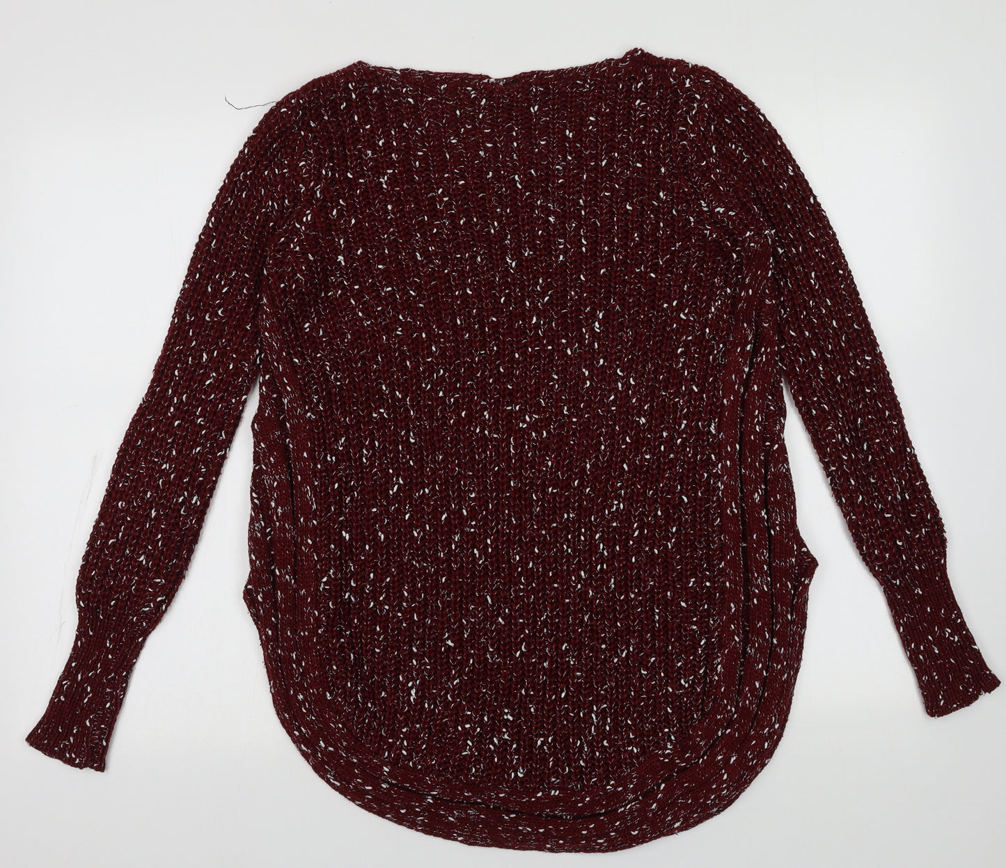 Isabell London Womens Red  Acrylic Pullover Sweatshirt Size 8  Pullover