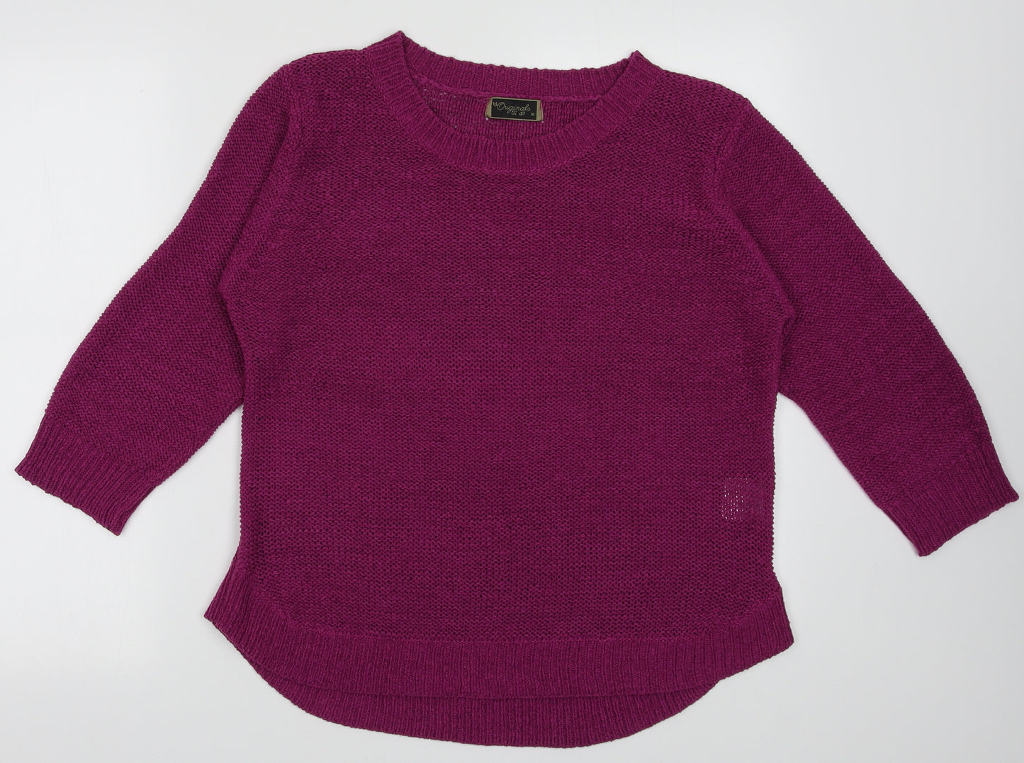 originals Womens Purple  Acrylic Pullover Sweatshirt Size M  Pullover