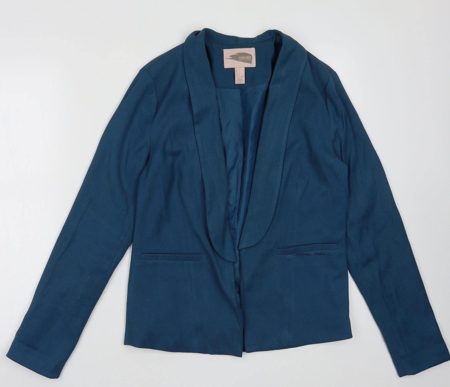 FOREVER 21 Womens Blue   Jacket Blazer Size S