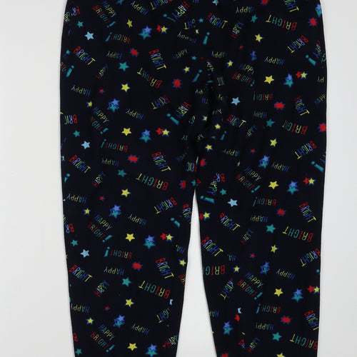 Avenue Womens Blue Geometric Polyester  Pyjama Set Size 14  Tie - happy birthday