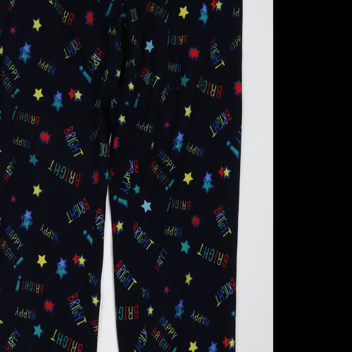 Avenue Womens Blue Geometric Polyester  Pyjama Set Size 14  Tie - happy birthday
