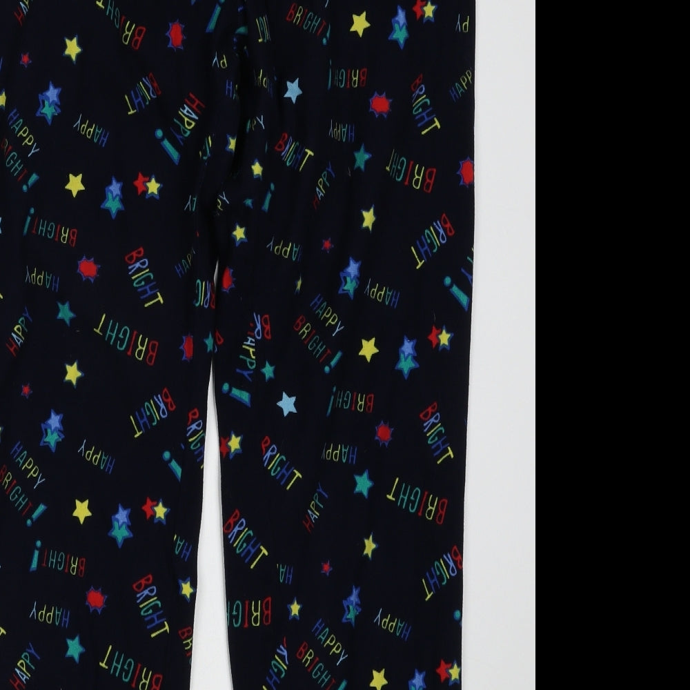 Avenue Womens Blue Geometric Polyester  Pyjama Set Size 14  Tie - happy birthday