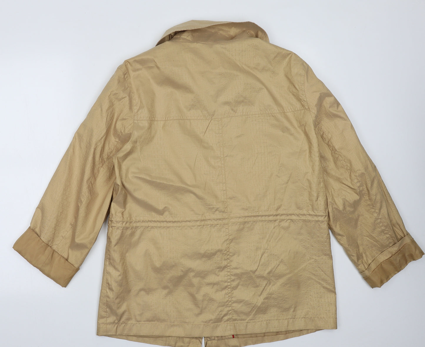 Preworn Womens Gold   Jacket  Size 14  Zip