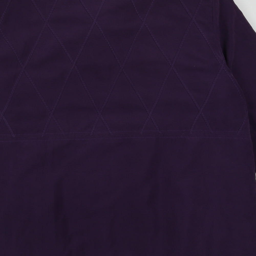 JBC Collection Womens Purple   Overcoat Coat Size 20  Zip