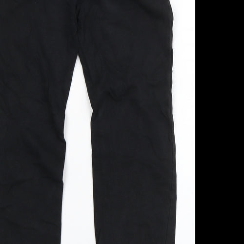George Boys Black  Cotton Jogger Trousers Size 9-10 Years  Regular Drawstring - North state