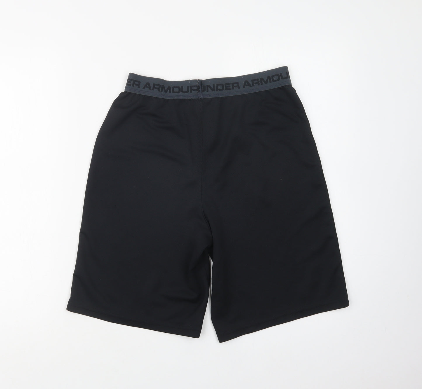Under armour Boys Black  Polyester Sweat Shorts Size 13-14 Years  Regular