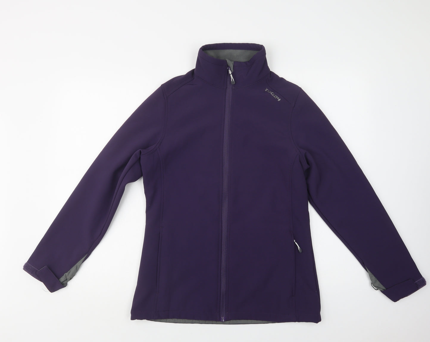 TOG 24 Womens Purple   Windbreaker Jacket Size 10  Zip