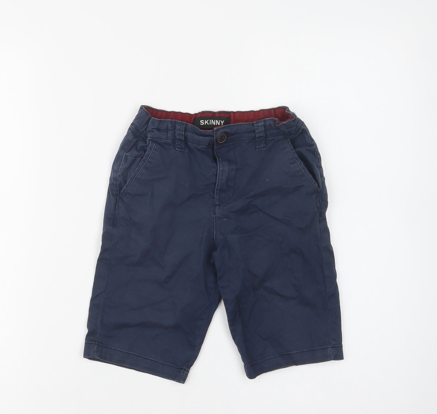 Urban Outlaws Boys Blue  Cotton Chino Shorts Size 8-9 Years  Regular