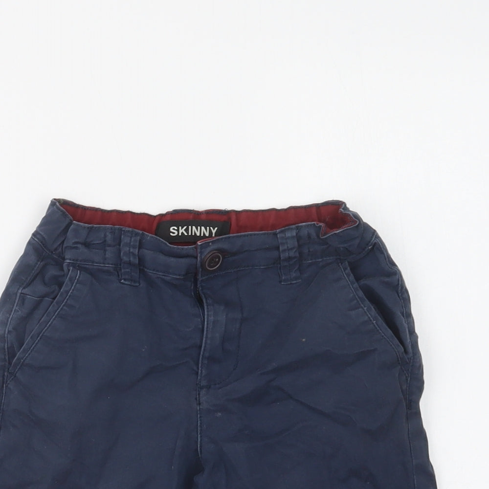 Urban Outlaws Boys Blue  Cotton Chino Shorts Size 8-9 Years  Regular