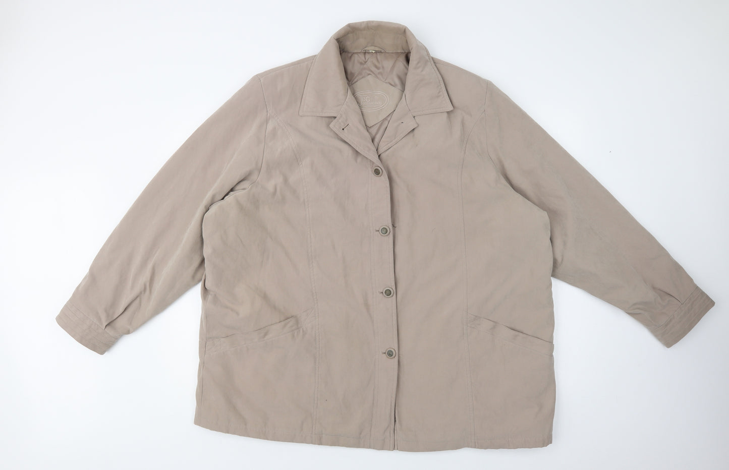 JBC Collection Womens Beige   Jacket  Size 2XL  Button