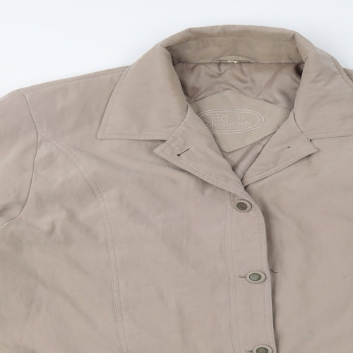 JBC Collection Womens Beige   Jacket  Size 2XL  Button