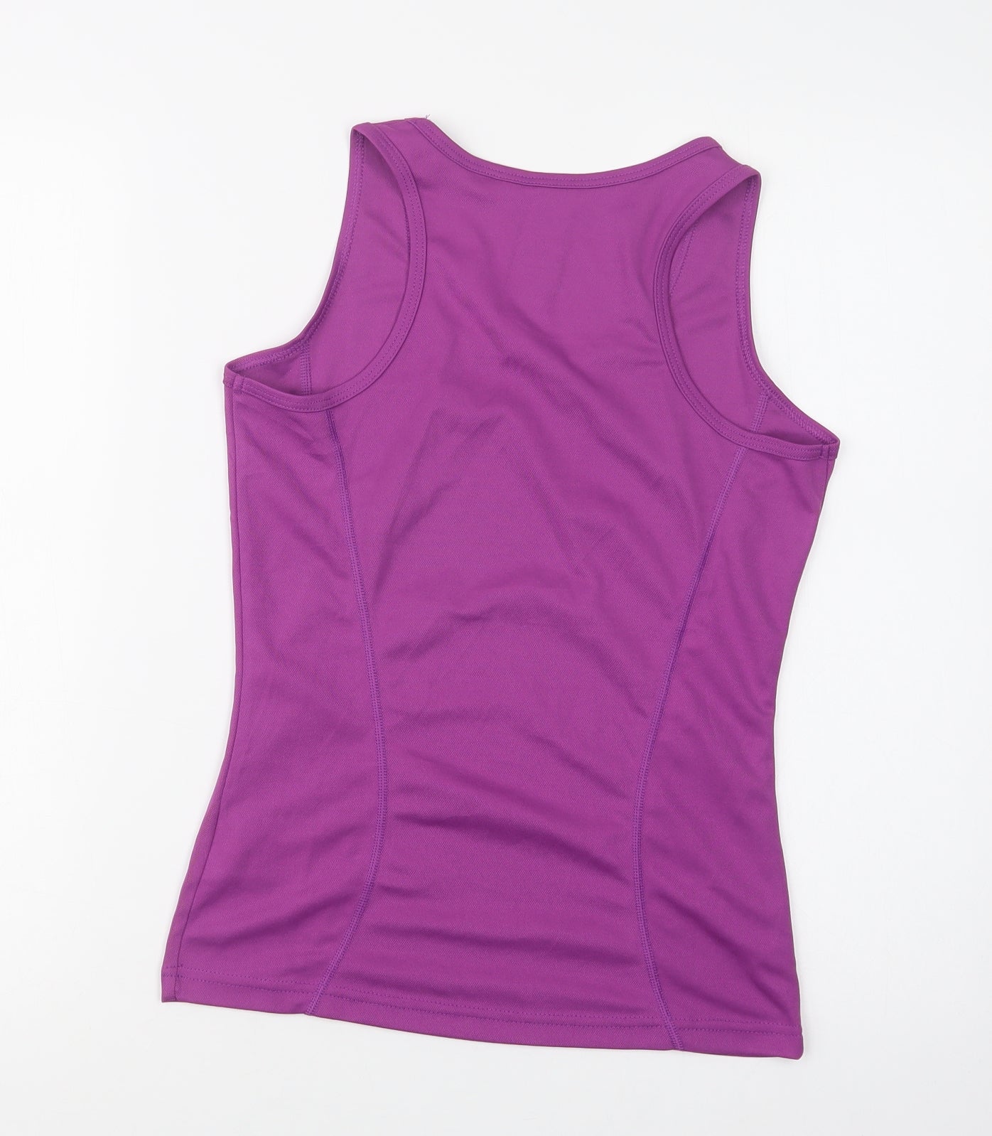 Mountain Warehouse Womens Purple  Polyester Basic Tank Size 10 Scoop Neck