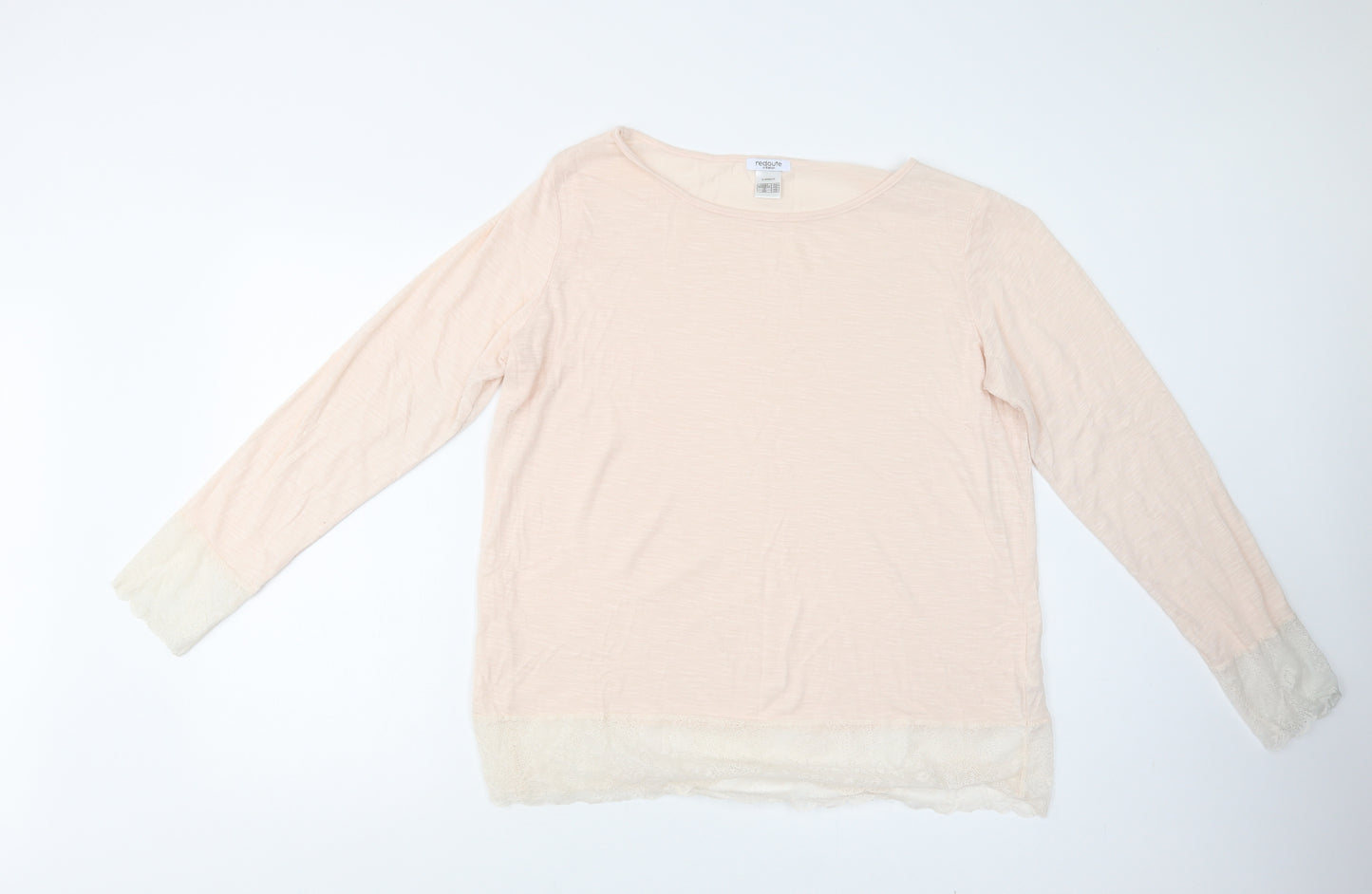 La Redoute Womens Pink  Polyester Top Pyjama Top Size 22   - Lace Detail