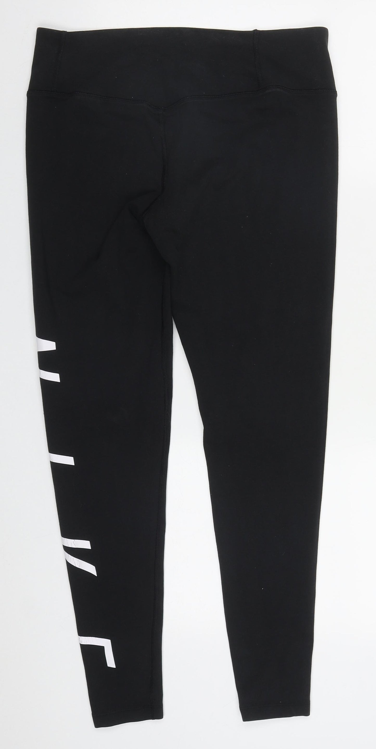 Nike Womens Black  Cotton Carrot Leggings Size L L28 in