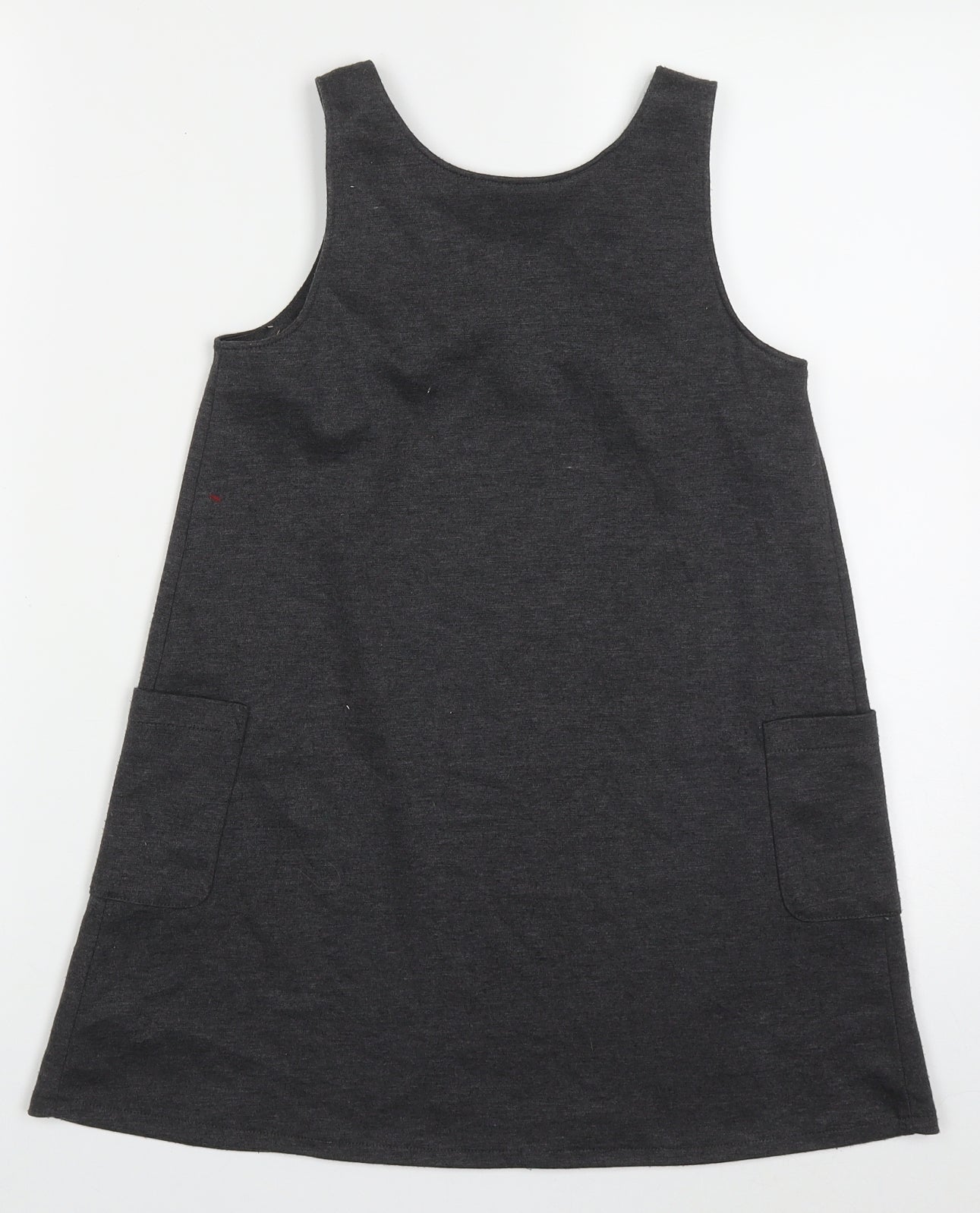 F&F Girls Grey  Polyester A-Line  Size 7-8 Years  Round Neck Pullover