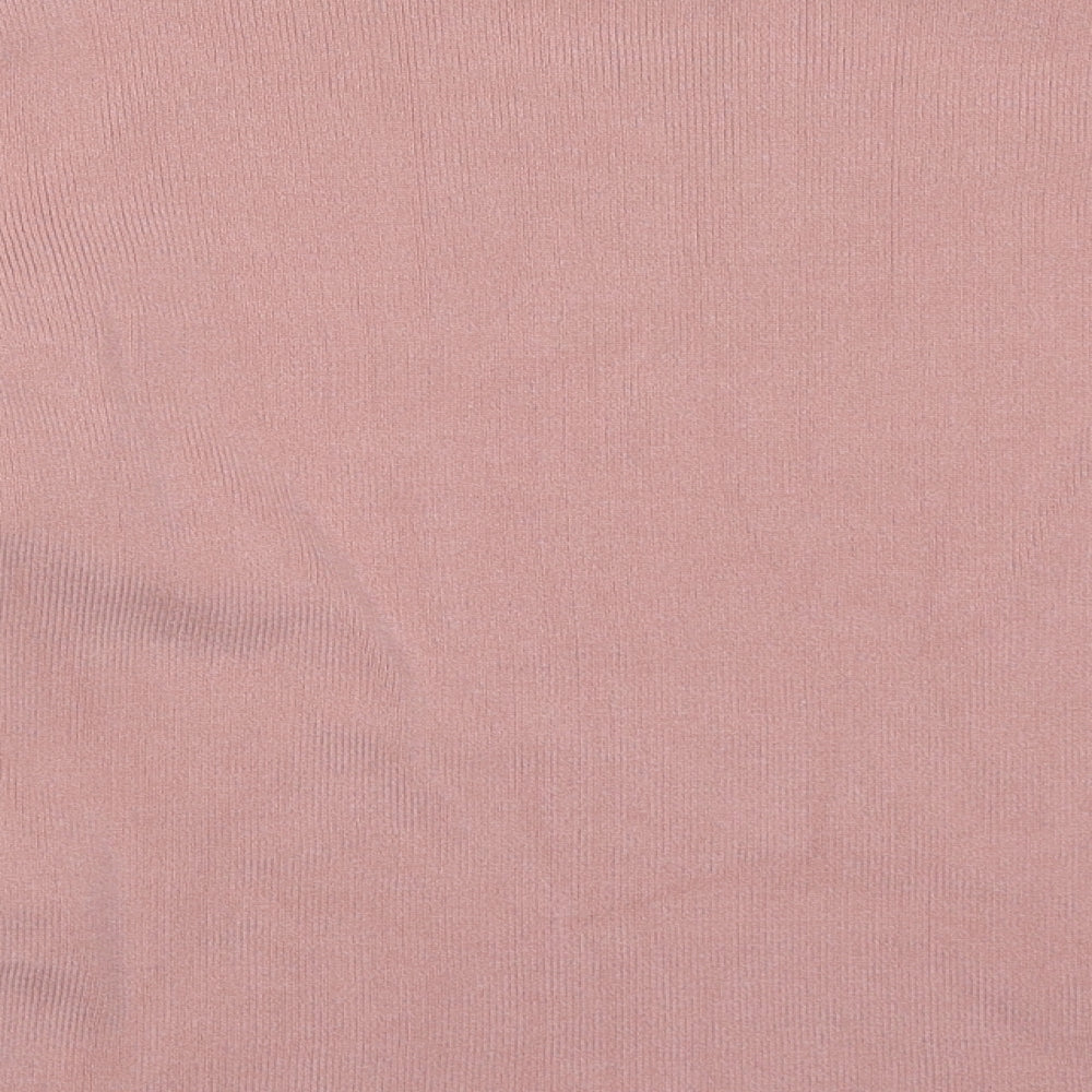 New Look Womens Pink Round Neck  Viscose Pullover Jumper Size 6