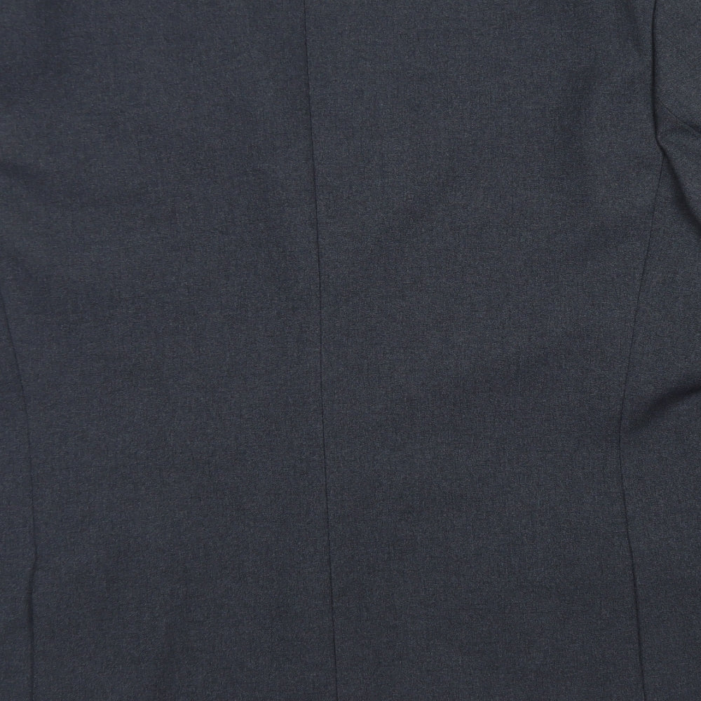 Greenwoods Classic Mens Grey  Polyester Jacket Blazer Size 46