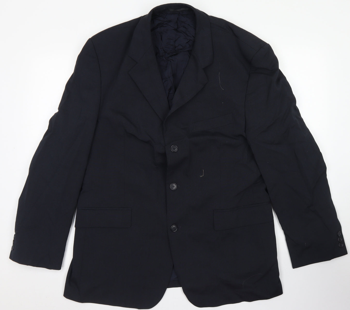 Burton Mens Blue  Polyester Jacket Blazer Size 44