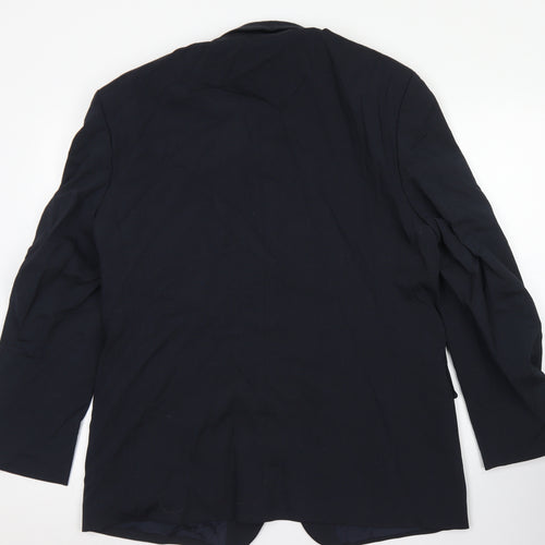 Burton Mens Blue  Polyester Jacket Blazer Size 44