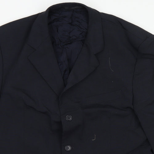 Burton Mens Blue  Polyester Jacket Blazer Size 44