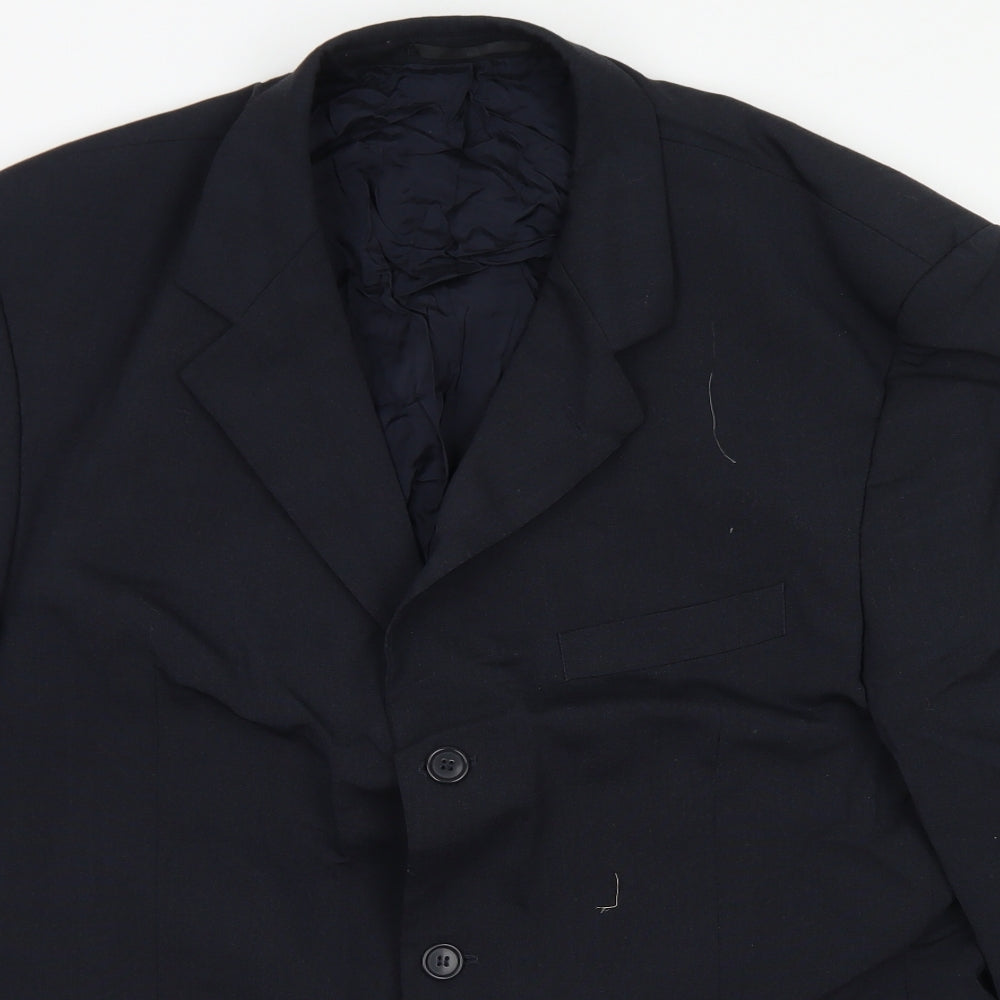 Burton Mens Blue  Polyester Jacket Blazer Size 44