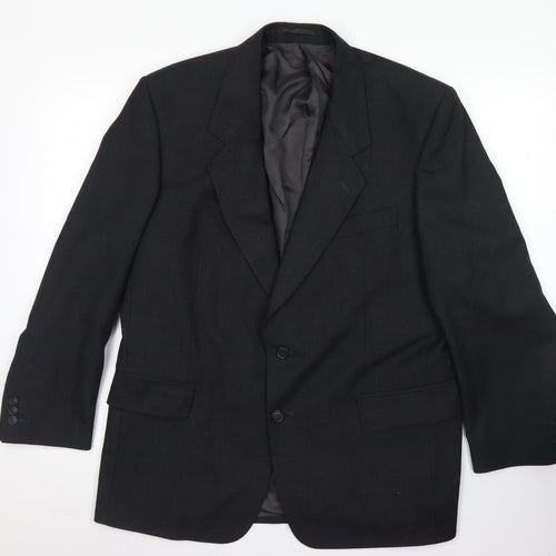 Harmer Mens Grey  Polyester Jacket Blazer Size 42