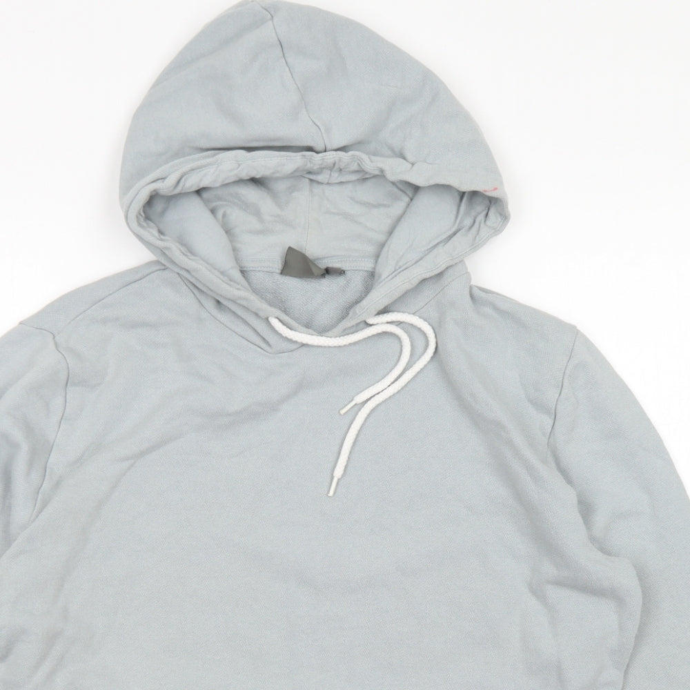 ASOS Mens Blue  Cotton Pullover Hoodie Size M